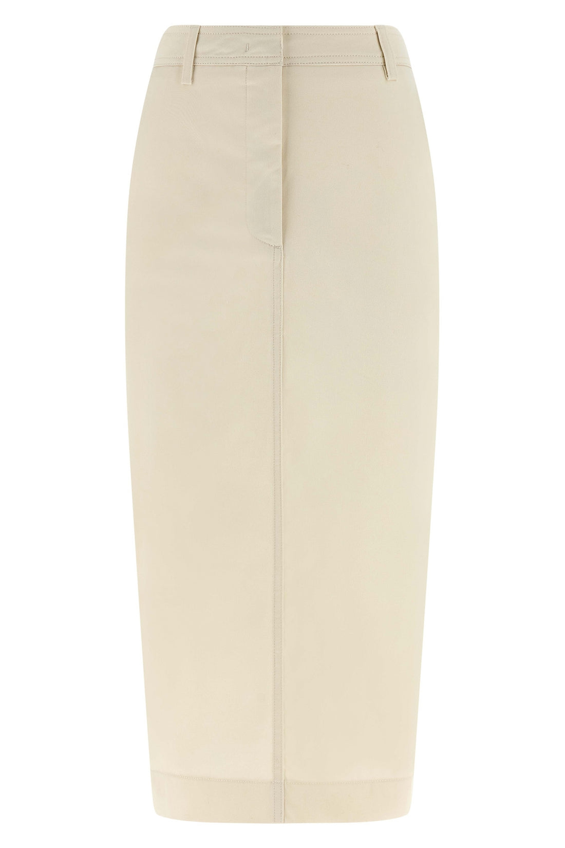 THE LATEST 38 donna midi skirt in cotton gabardine