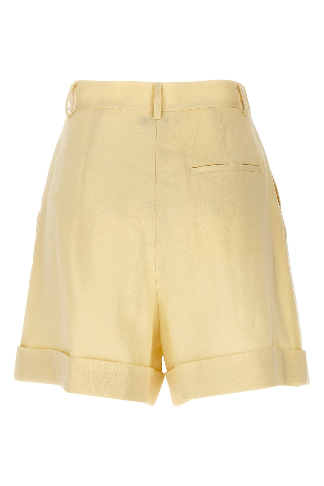 THE ANDAMANE 38 rina linen blend bermuda shorts