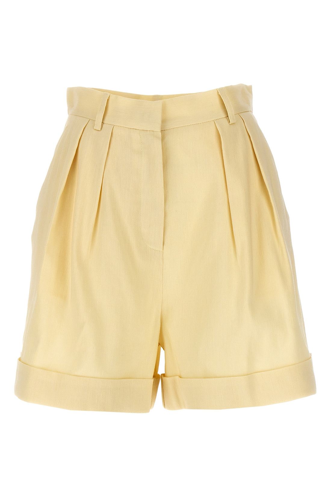 THE ANDAMANE 38 rina linen blend bermuda shorts