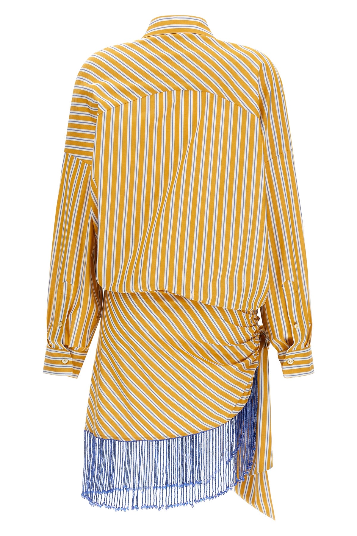 mini jolene dress in striped cotton poplin