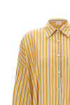 mini jolene dress in striped cotton poplin