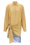 mini jolene dress in striped cotton poplin