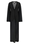 long ava dress in light and slightly transparent jersey chiffon