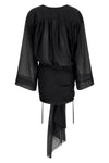 mini indira dress in light and semi-transparent cotton muslin
