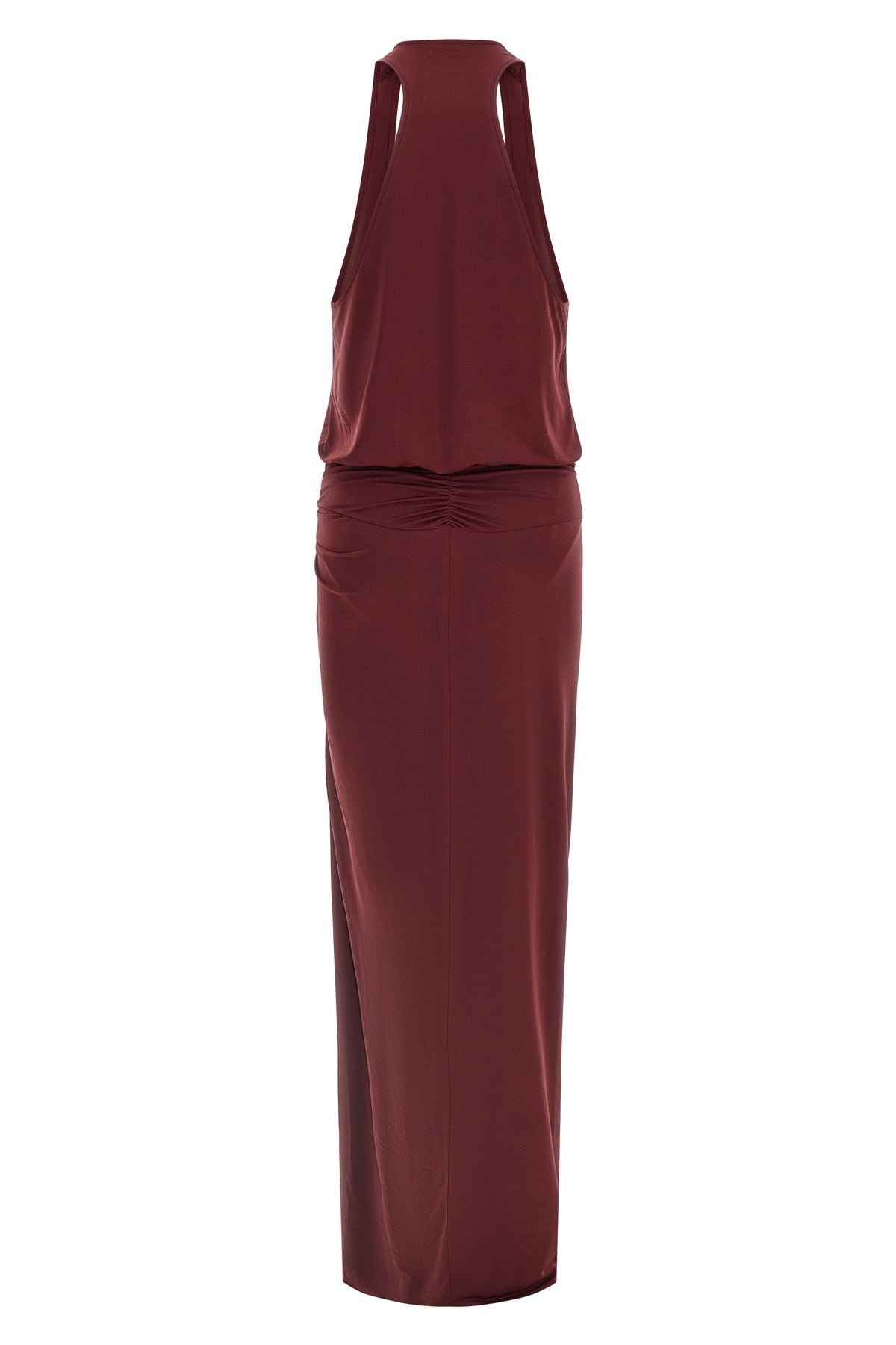 long juno interlock jersey dress
