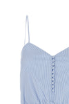 celeste jumpsuit in cotton poplin pattern