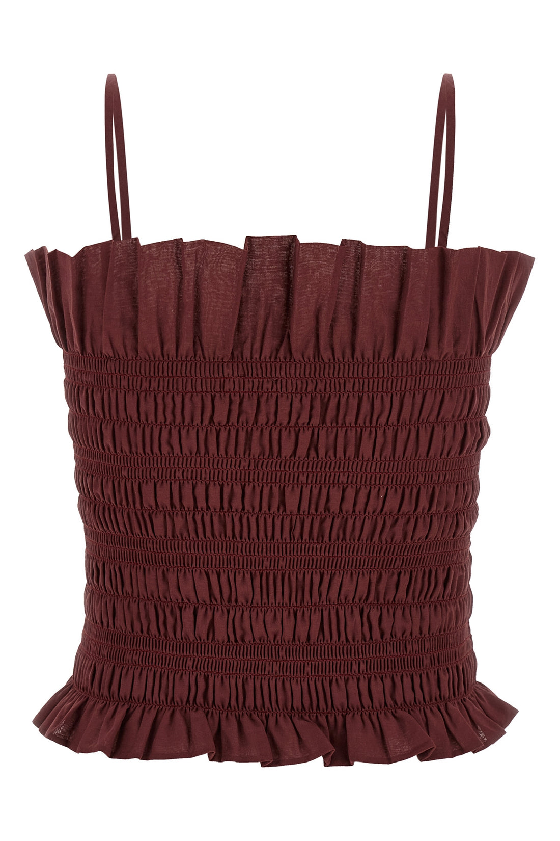 THE ANDAMANE XS suri tube top in cotton muslin
