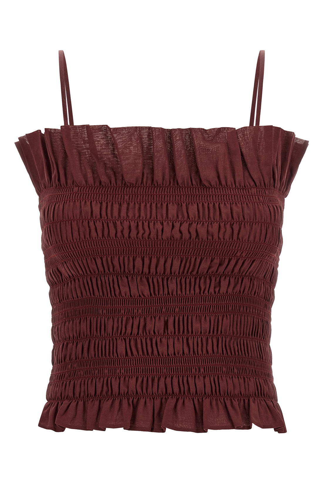 THE ANDAMANE XS suri tube top in cotton muslin