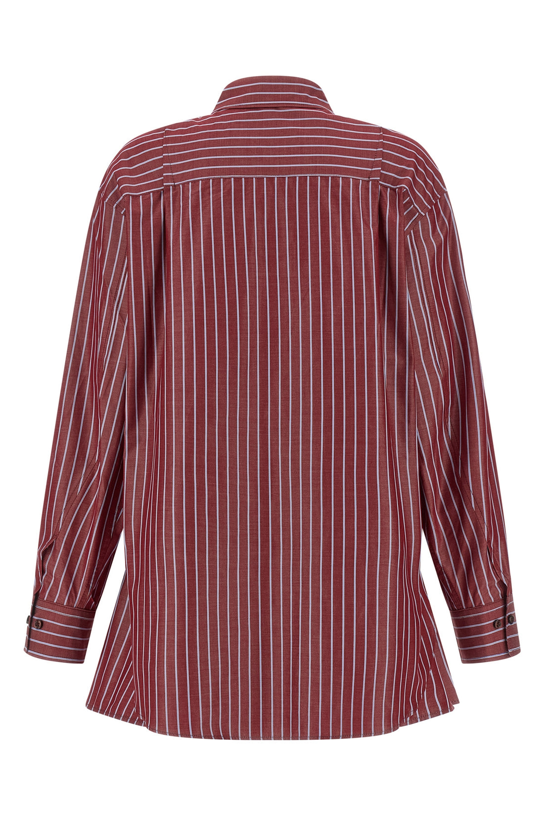 THE ANDAMANE S georgiana vertical striped cotton poplin suit