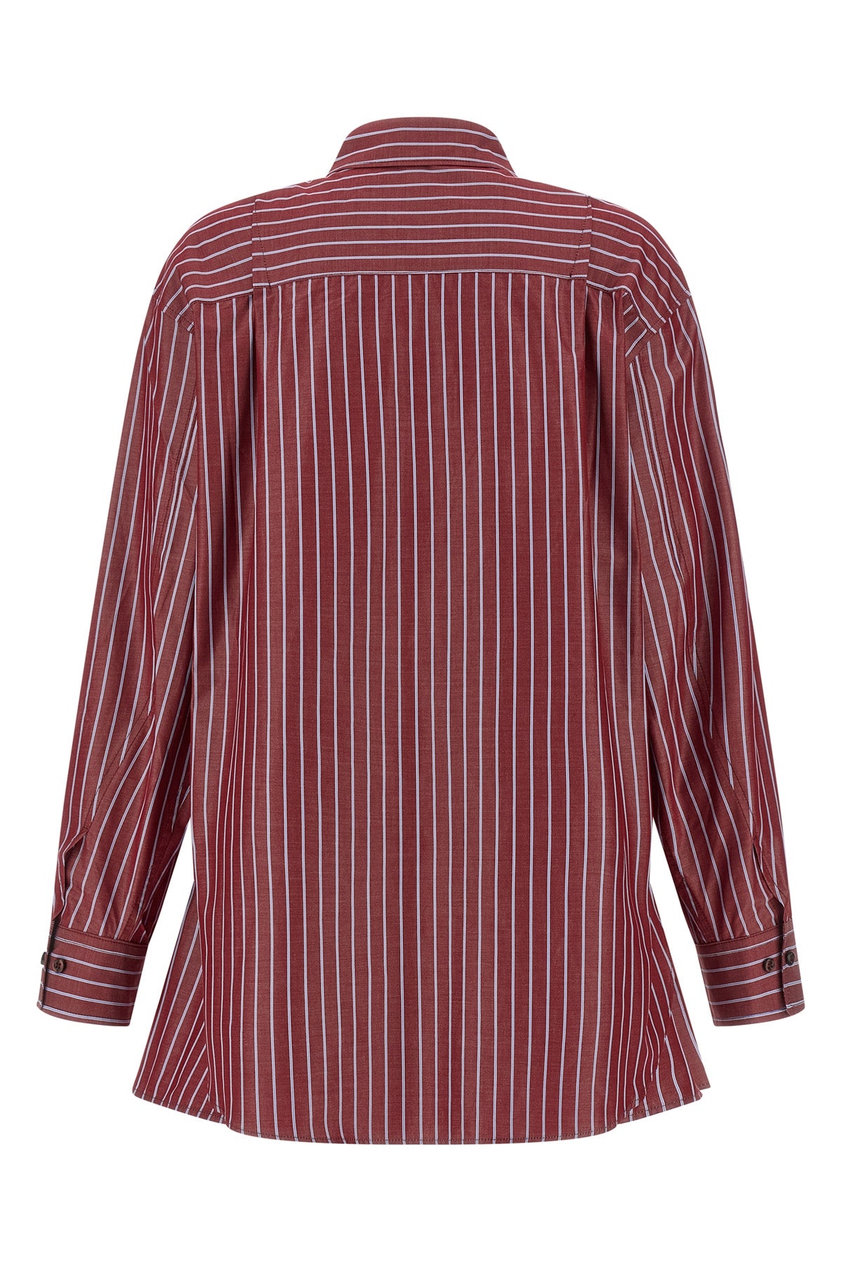 georgiana vertical striped cotton poplin suit