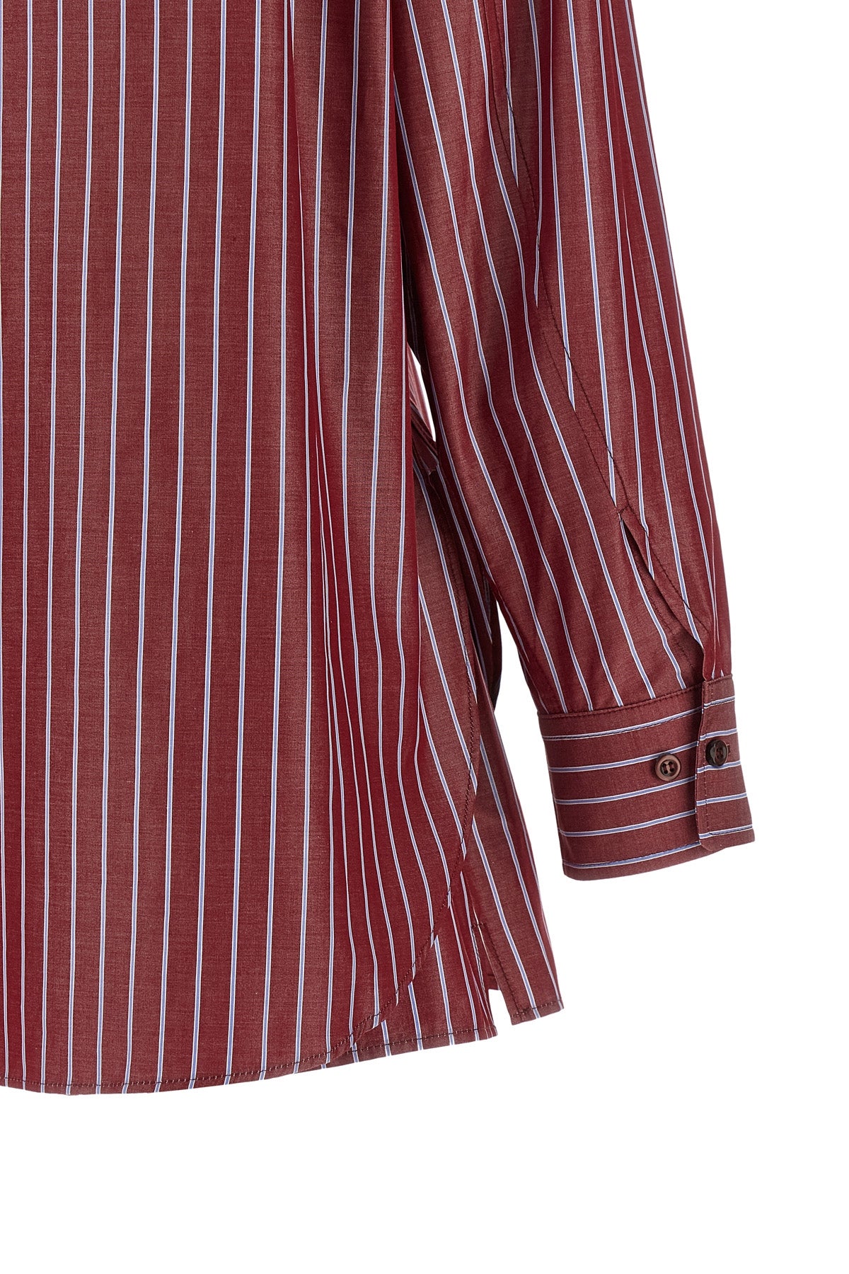 georgiana vertical striped cotton poplin suit