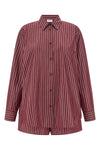 georgiana vertical striped cotton poplin suit