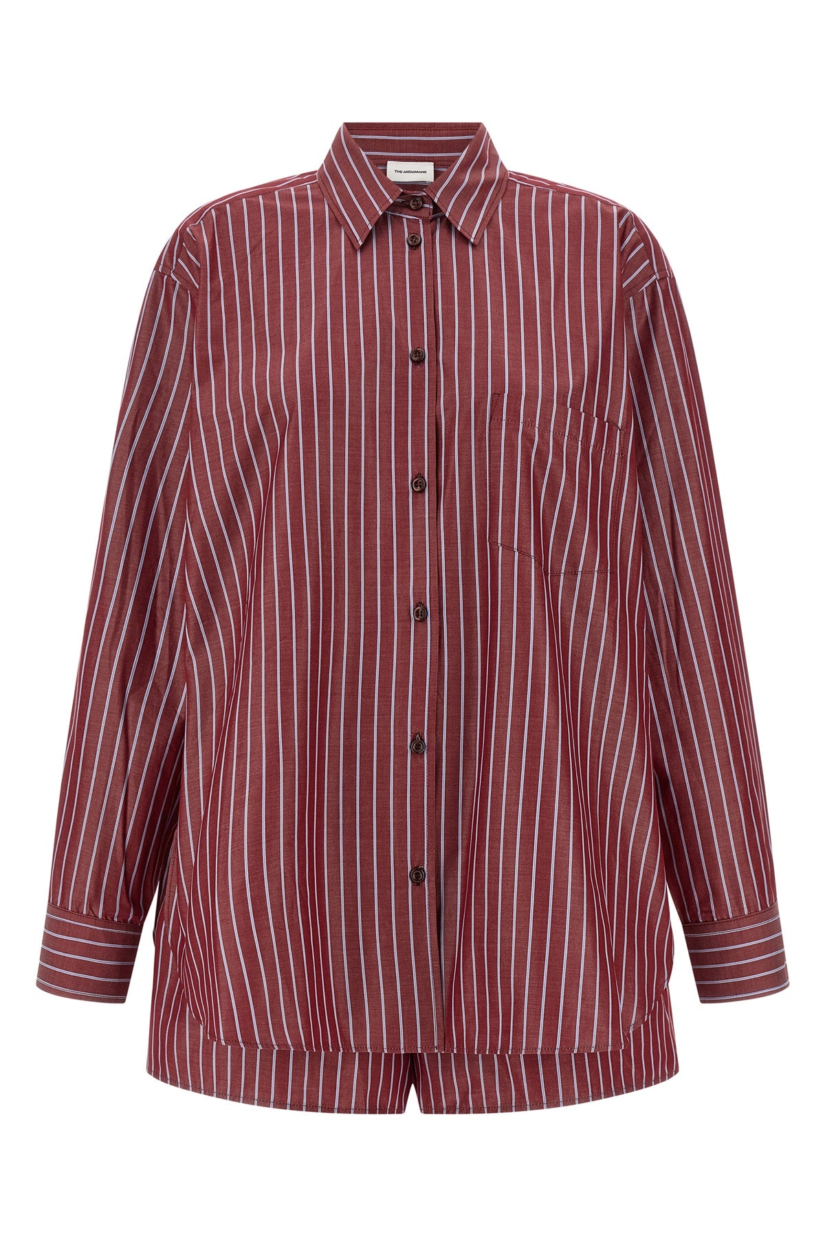 georgiana vertical striped cotton poplin suit