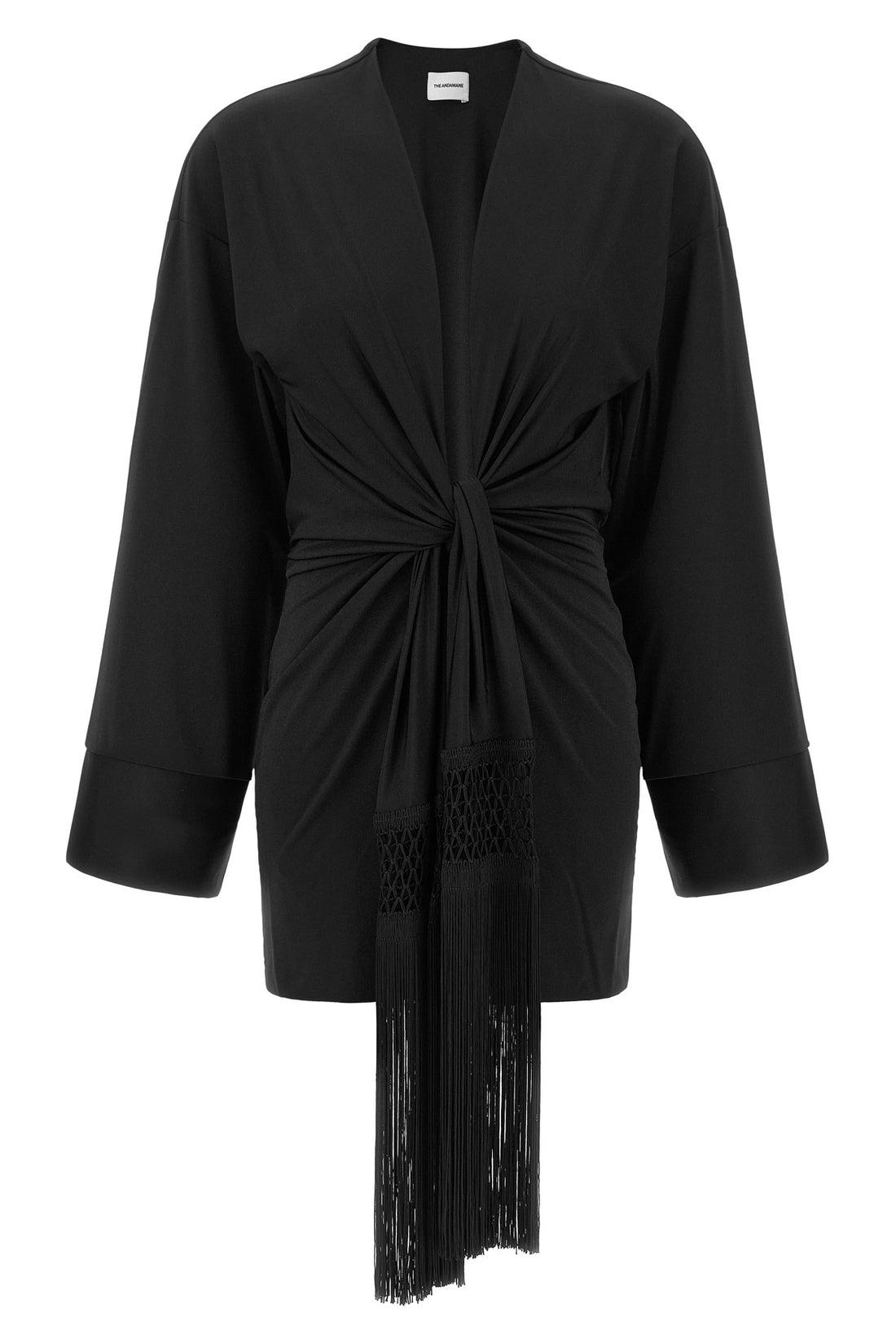 THE ANDAMANE 40 the andamane hall mini dress stands out for a tight silhouette made of a fine