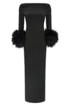 the andamane tyla long dress redefines evening elegance through a tight and sc
