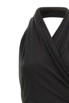 the andamane alexandra long dress redefines sartorial volumes through a bold s