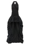 the andamane alexandra long dress redefines sartorial volumes through a bold s