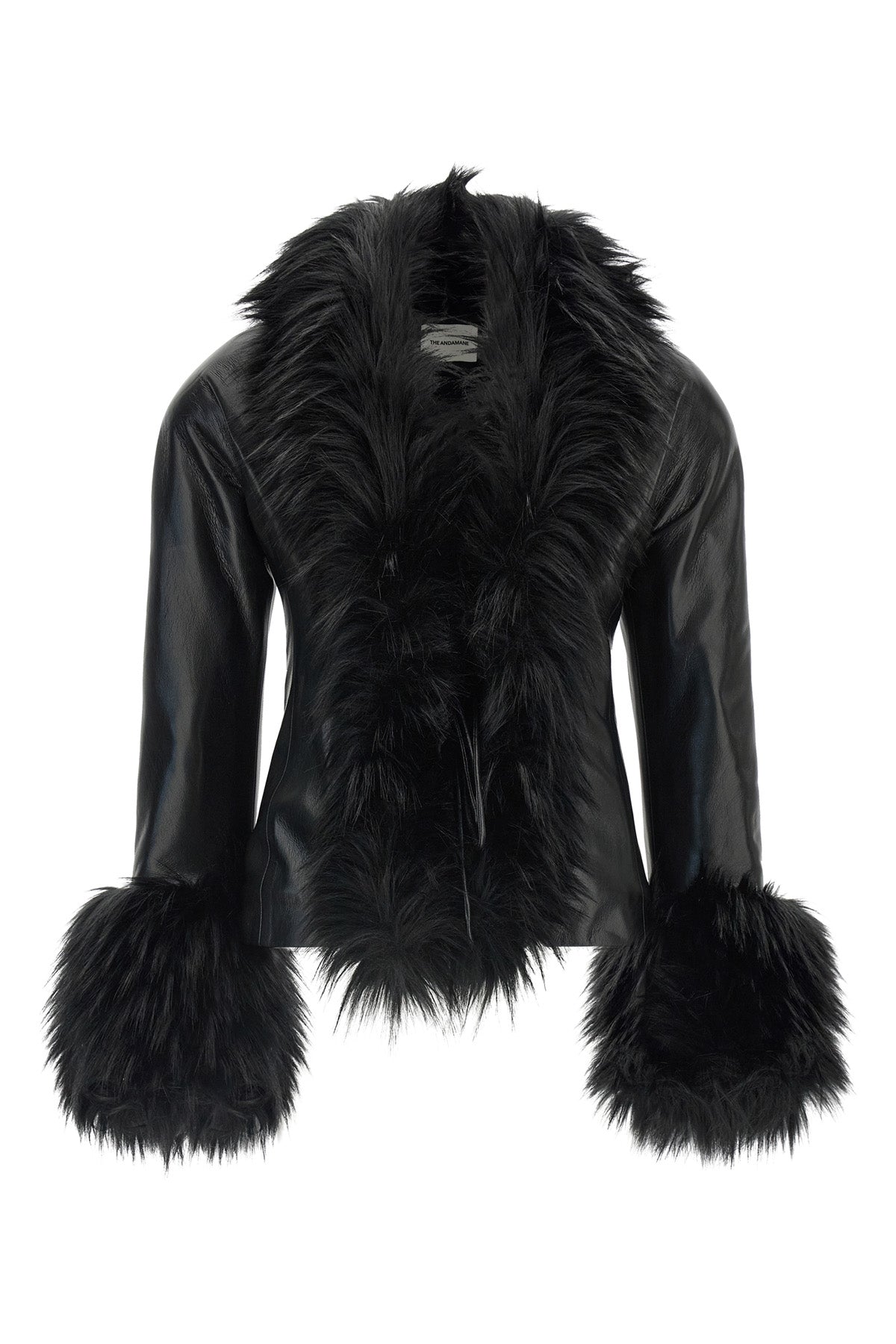 the andamane kasia jacket defines a silhouette screwed through a sartorial con