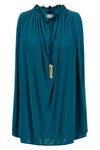 the sleeveless balmain top stands out for its fluid silhouette and impeccable ta