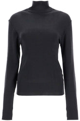 seamless high-neck pullover without