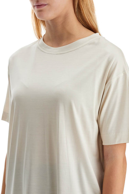 silk crewneck t-shirt