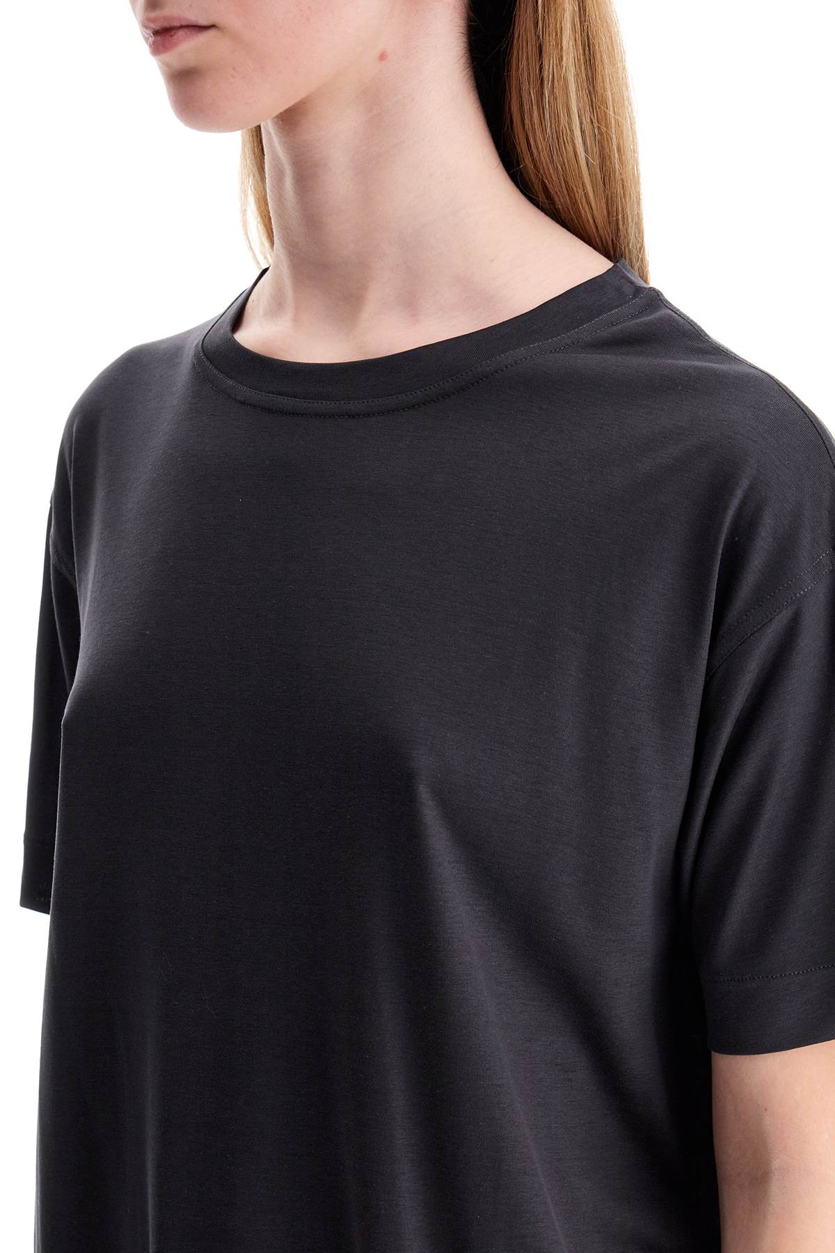 silk crewneck t-shirt