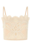 the elie saab bralette redefines the codes of corsetry through a delicate macram
