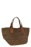 tokyo ii braided raffia shopping bag