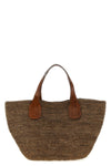 tokyo ii braided raffia shopping bag
