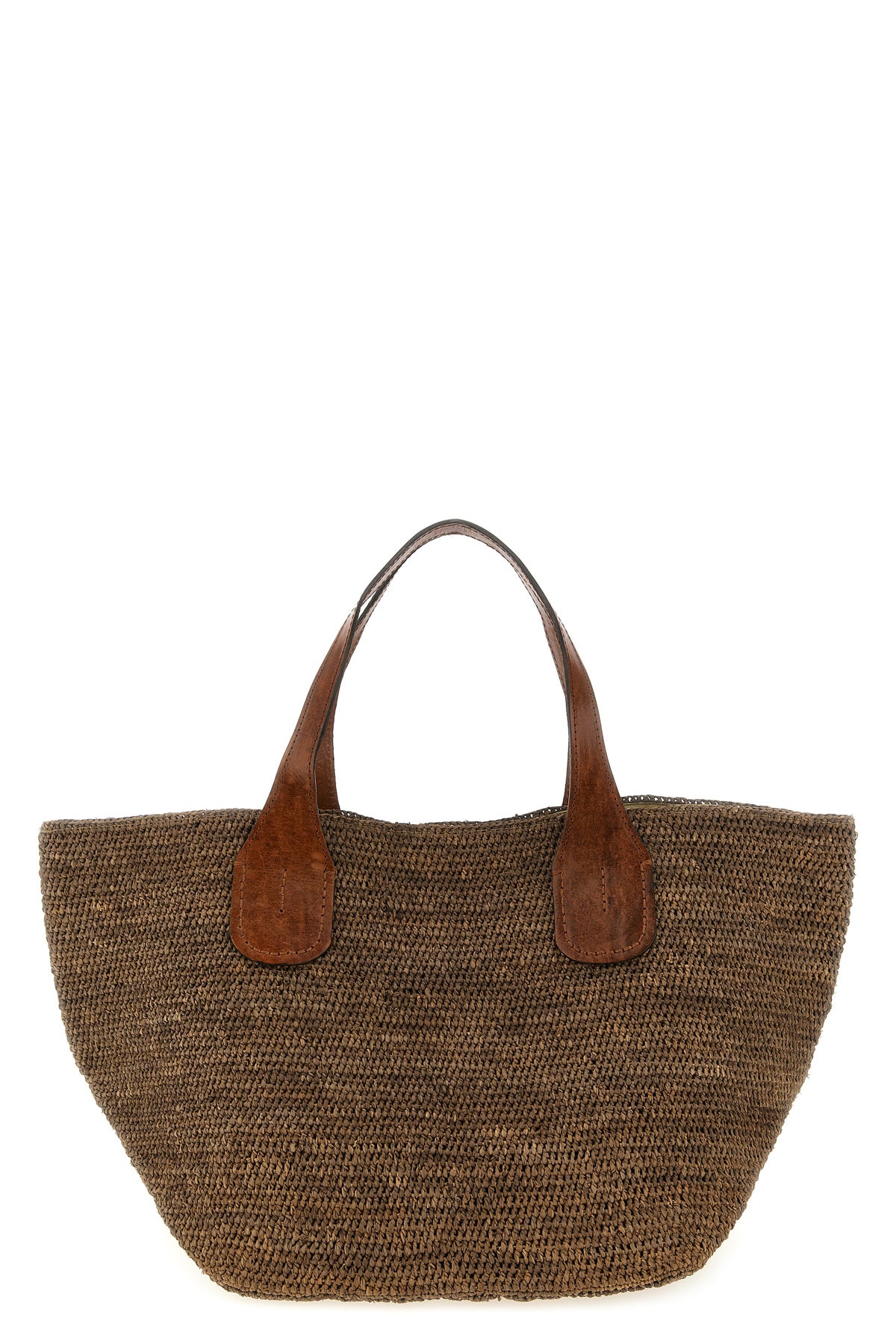 tokyo ii braided raffia shopping bag