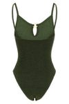 the hunza g toni one-piece swimsuit stands out for a construction that enhances
