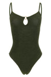 the hunza g toni one-piece swimsuit stands out for a construction that enhances