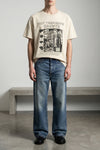 ptg used-effect cotton t-shirt