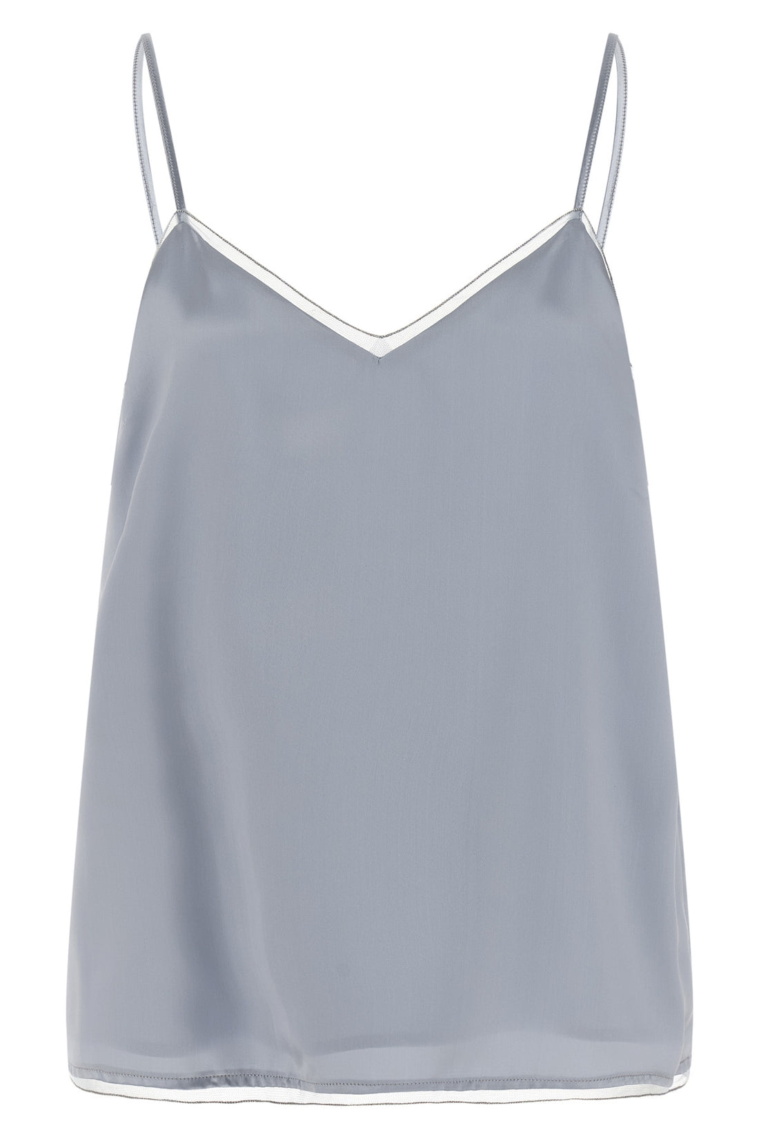 FABIANA FILIPPI 40 lingerie top in silk-effect fabric