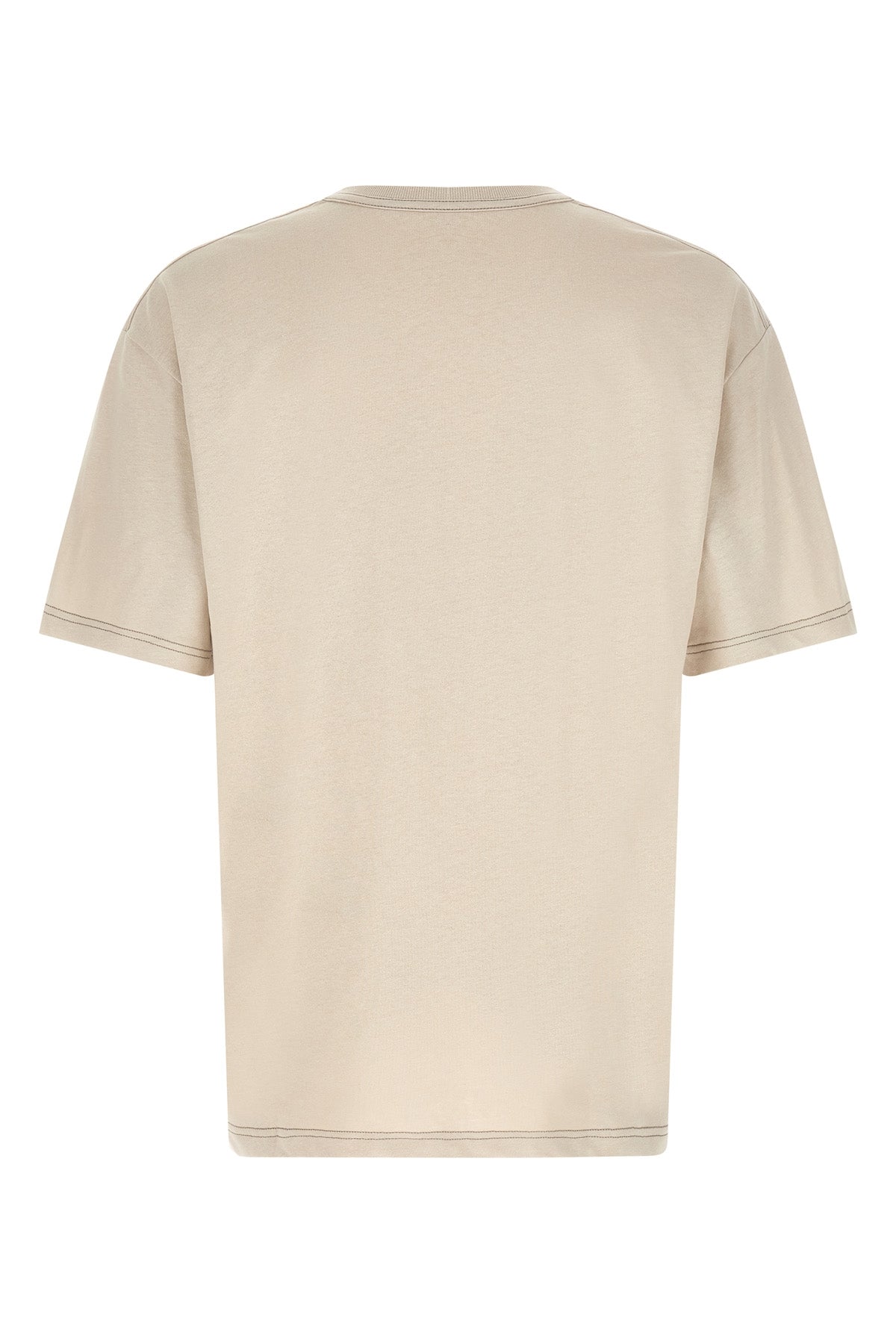 boxy cotton and linen blend t-shirt