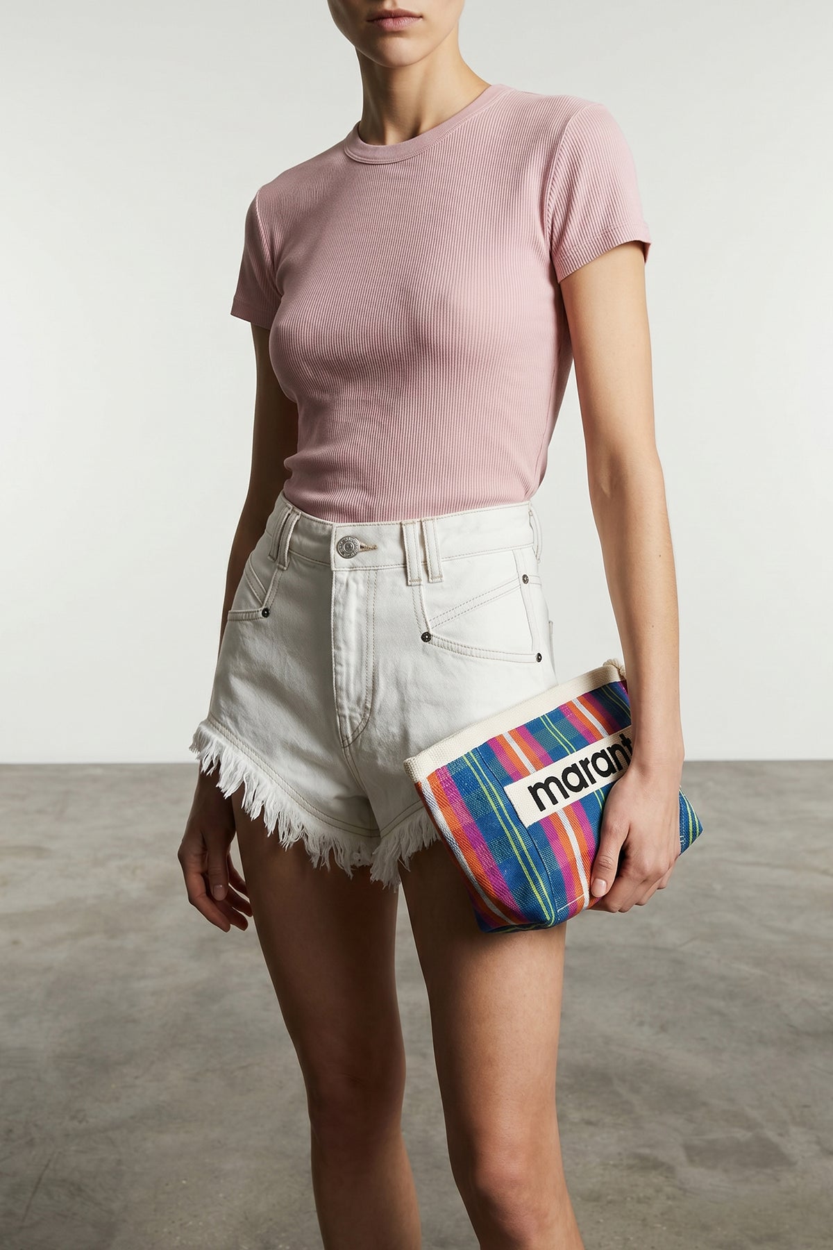 taomi ribbed cotton jersey t-shirt