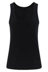 thea tank top in ribbed stretch cotton jersey