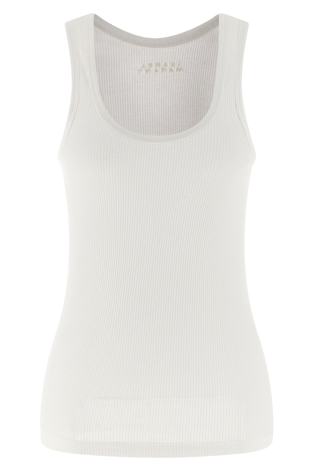 ISABEL MARANT L thea tank top in ribbed stretch cotton jersey