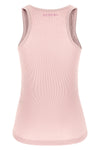 thea tank top in ribbed stretch cotton jersey