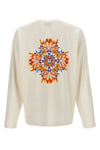 trippy leaves cotton crew neck t-shirt