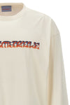 trippy leaves cotton crew neck t-shirt