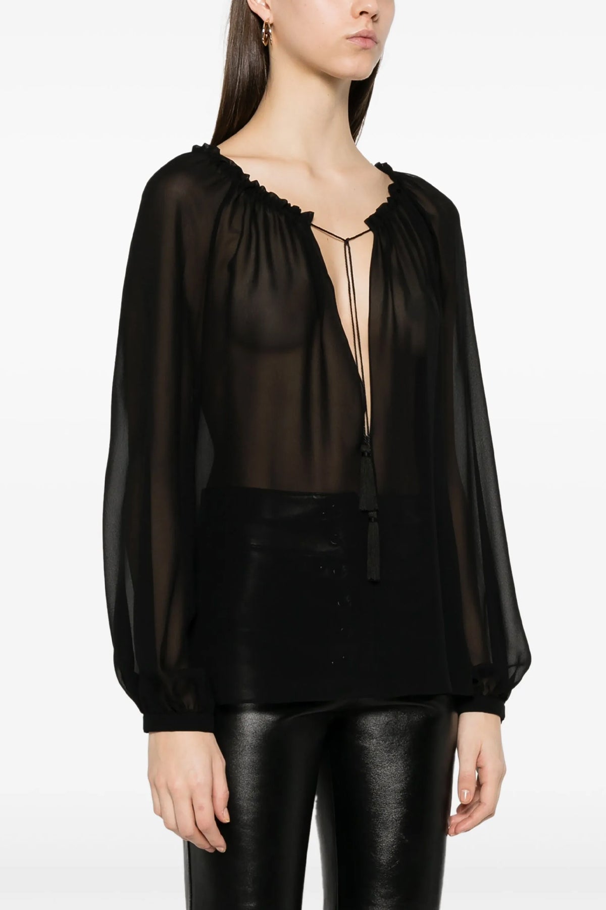 silk georgette blouse