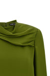 tom ford pure silk georgette long-sleeved blouse stands out for its fluid and so