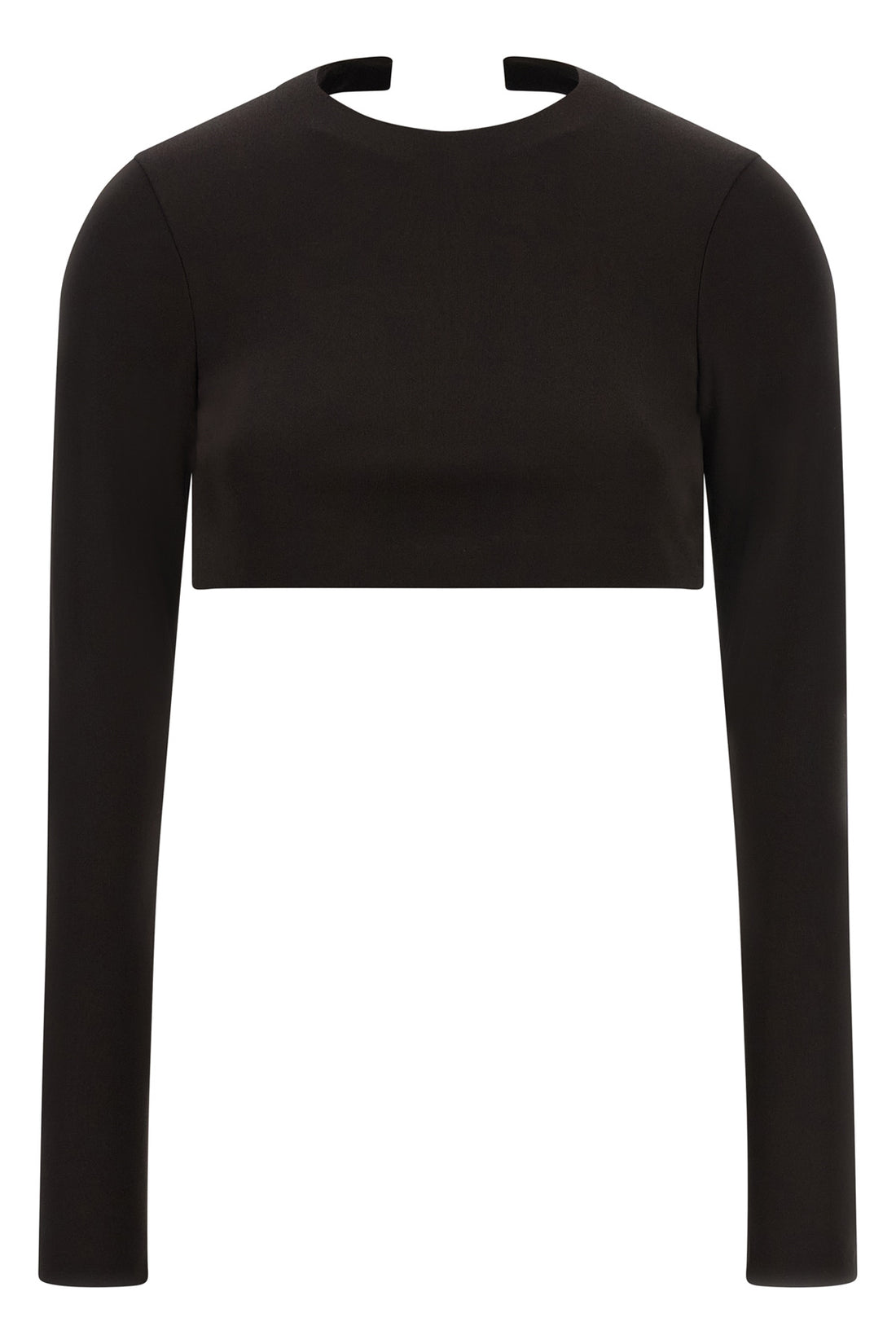 TOM FORD 38 impossible crop top in crepe jersey