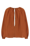 cotton poplin blouse