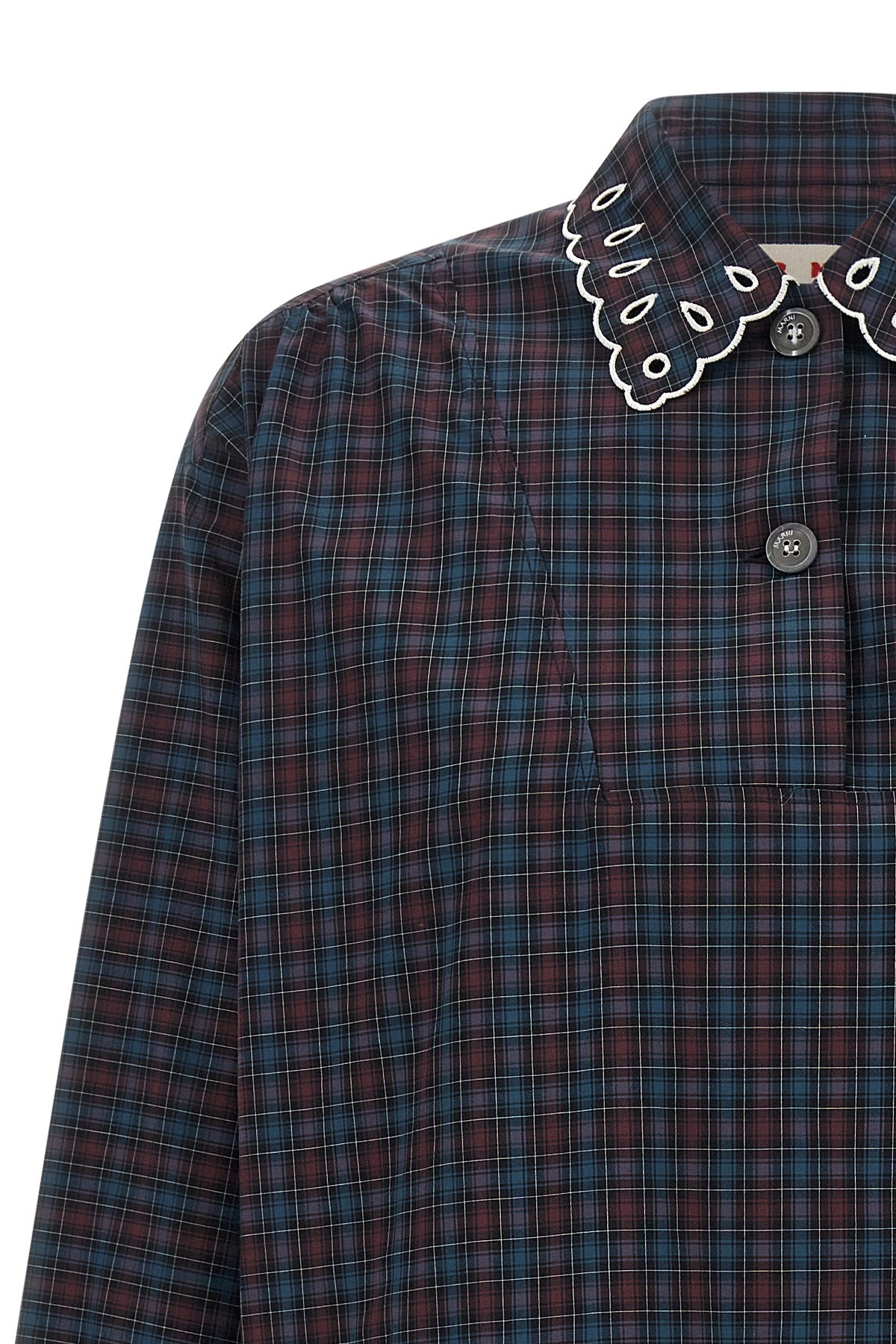 the marni cotton poplin shirt redefines the codes of everyday tailoring through