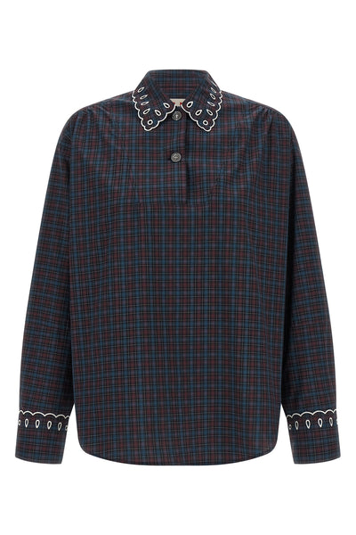 the marni cotton poplin shirt redefines the codes of everyday tailoring through