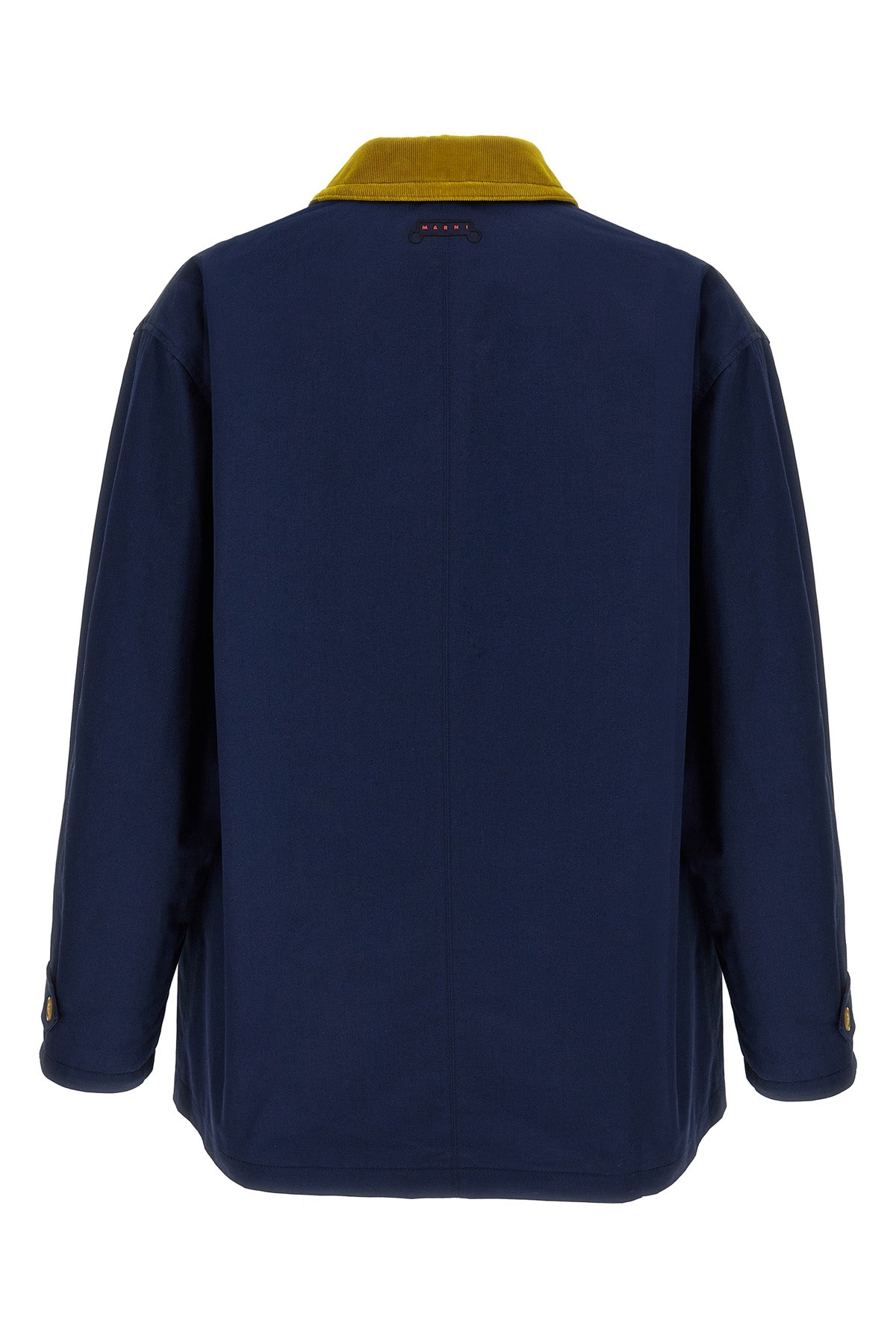 lightly padded cotton gabardine parka