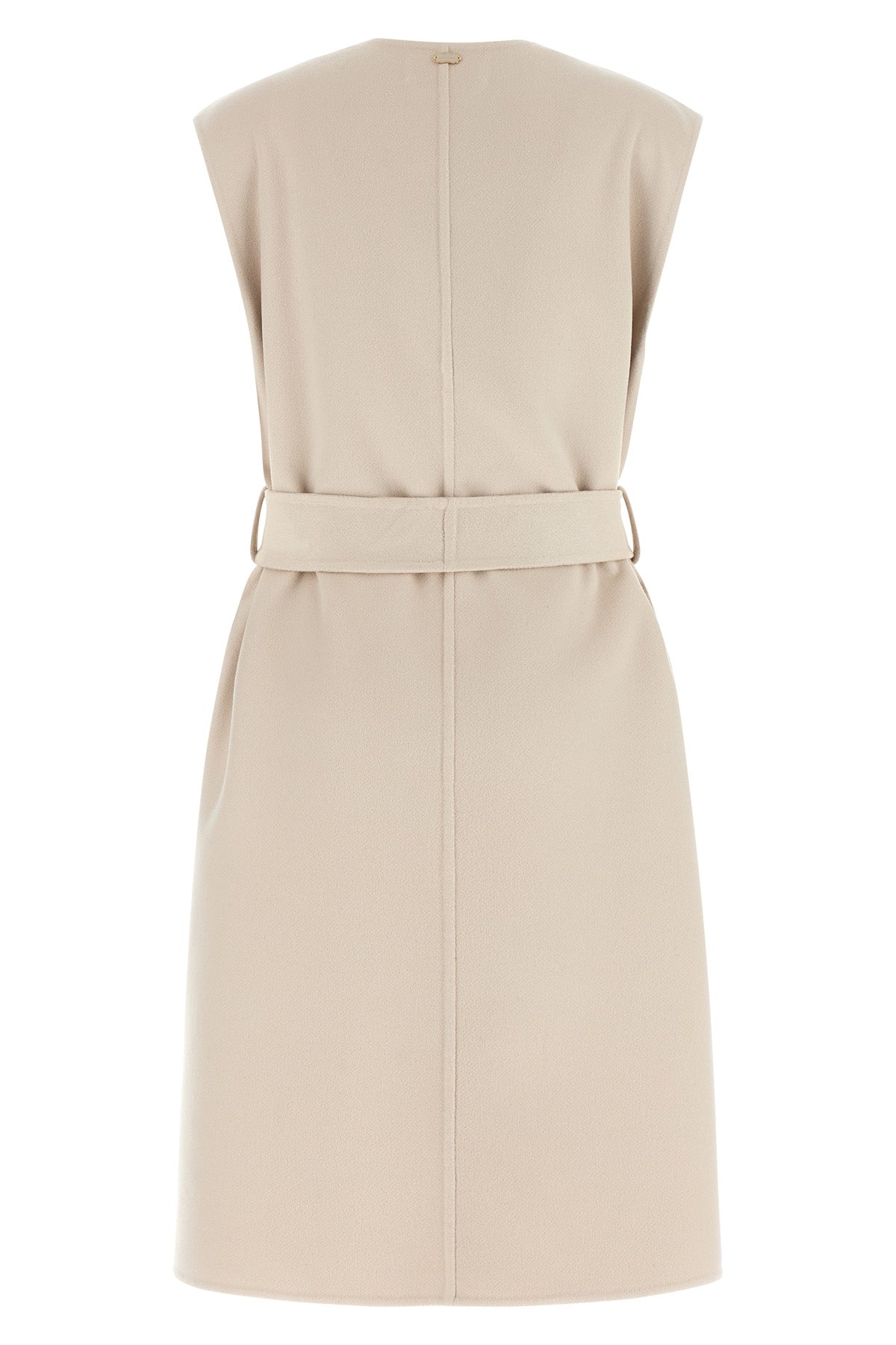 the agnona long vest defines a new concept of outerwear through a rigorous sarto