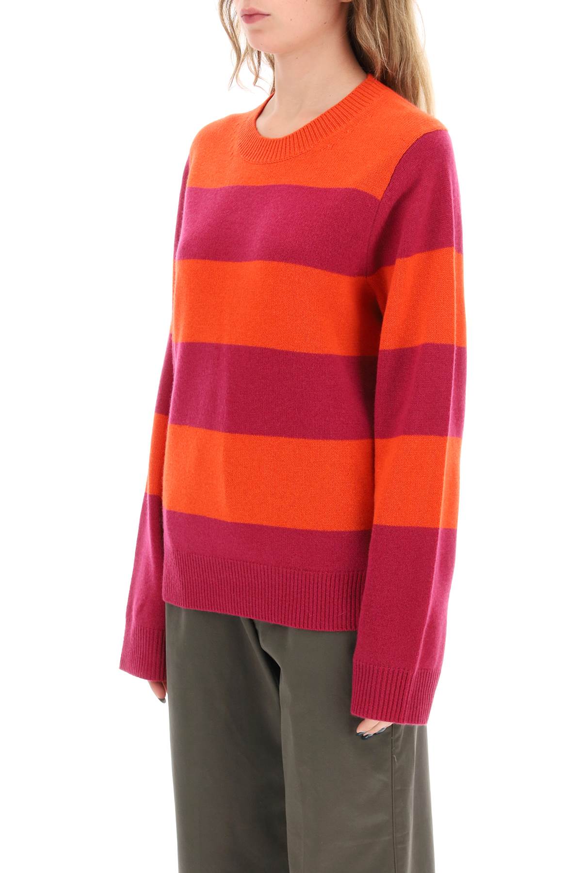 striped cashmere sweater